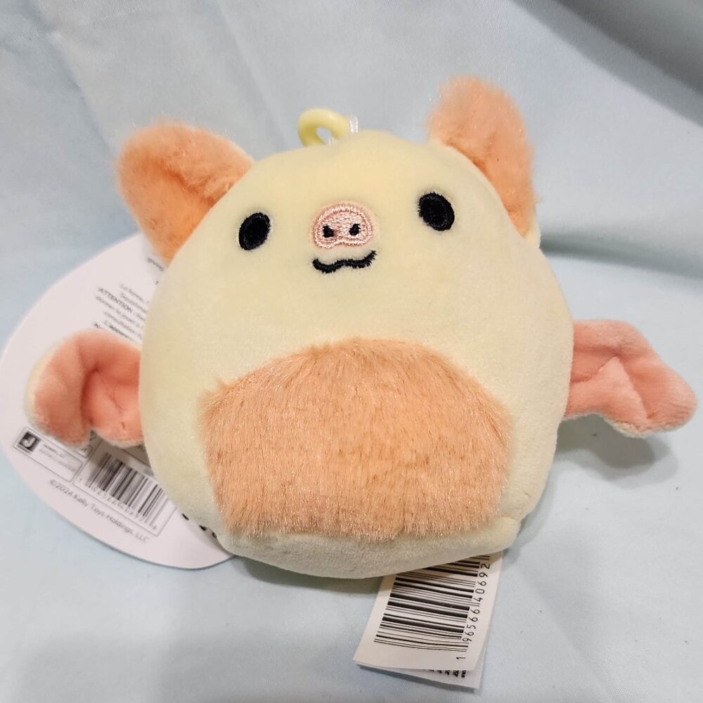 Squishmallow Meghan the Bat S3 with Clip